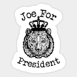 Tiger President Sticker